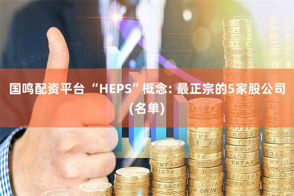 国鸣配资平台 “HEPS”概念: 最正宗的5家股公司(名单)