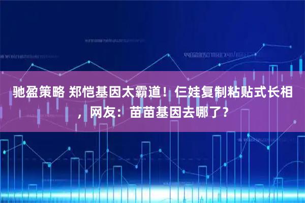 驰盈策略 郑恺基因太霸道！仨娃复制粘贴式长相，网友：苗苗基因去哪了？